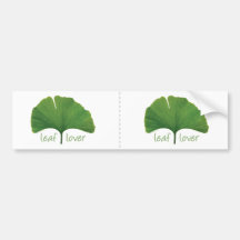Feuille de Gingko Autocollants Pour Voiture