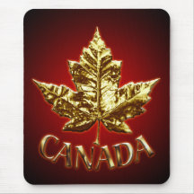 Feuille d'érable de Mousepad Canada de drapeau du  Tapis De Souris