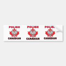 Feuille polonaise d'Eagle de Canadien Adhésifs Pour Voiture