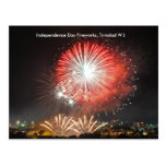 Feux d'artifice de Jour de la Déclaration d'Indépe Cartes Postales