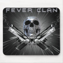 Fever Skull Mouse Pad