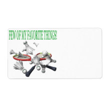 Few Of My Favourite Things Personalized Shipping Labels