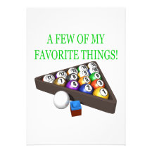 Few Of My Favourite Things Personalized Invite