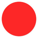FF0000 Red Sticker