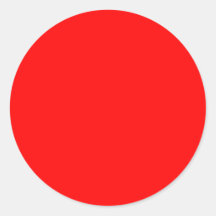 FF0000 Red Sticker