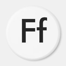 Ff Refrigerator Magnet