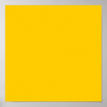 FFCC00 Gold Posters
