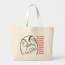 FFFFFFFUUUUUU - Rage! Tote Bags