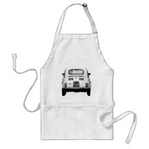 Fiat 500 in Rome, Italy. Apron