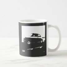 Fiat 500 mug - White on dark