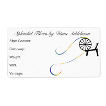 Fiber Arts Yarn ID Label Design