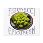 Fibonacci Epicurean Postcards