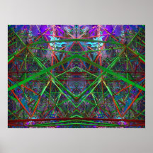 Fibonacci Geometric Space Impressão