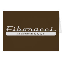 fibonacci... It's as easy as 1, 1, 2, 3 Cards