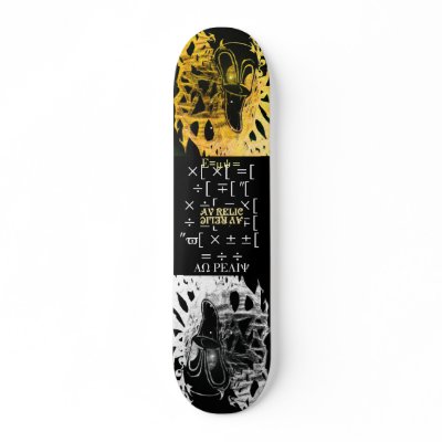 Fibonacci Sequence Skate Board Deck by AVrelic