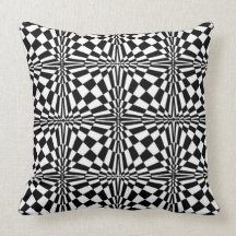 Fibonacci Squares - 4x4 Throw Pillow
