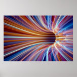 Fibre optic streak tunnel print