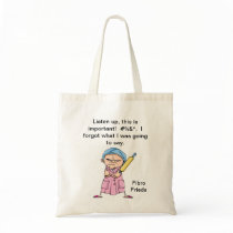 Fibro Frieda tote bag