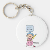 Fibro isn't for wimps keychains