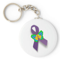 Fibro Ribbon Keychains