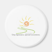 fibro sun refrigerator magnet