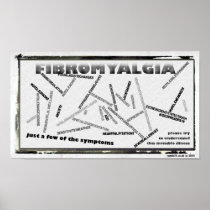 fibro symptoms poster