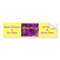 fibroLIFE Bumper Sticker