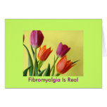 fibroLIFE Greeting Card Tulips blank