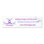 Fibromyalgia awareness bumper stickers