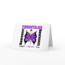 Fibromyalgia Awareness Butterfly Greeting Card