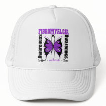 Fibromyalgia Awareness Butterfly Mesh Hat