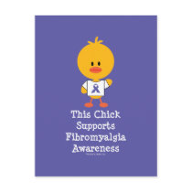 Fibromyalgia Awareness Chick Postcard
