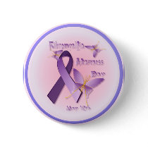 Fibromyalgia Awareness Day Button