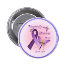 Fibromyalgia Awareness Day Button