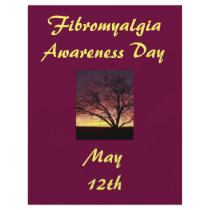 Fibromyalgia Awareness Day-Flyer-Sunset Design