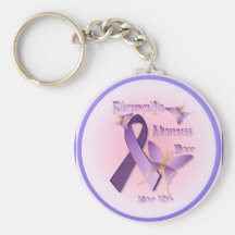 Fibromyalgia Awareness Day Keychain