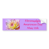 Fibromyalgia Awareness DayMay 12th Bumper Sticker