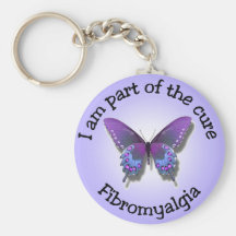 Fibromyalgia Awareness keychain