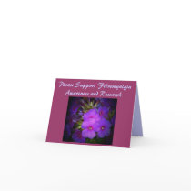 Fibromyalgia Awareness Note Card