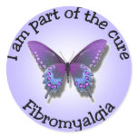 Fibromyalgia Awareness stickers