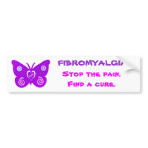 FIBROMYALGIA bumper sticker