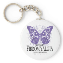 Fibromyalgia Butterfly Key Chains
