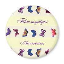 Fibromyalgia/Butterfly Magnet