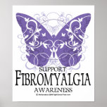 Fibromyalgia Butterfly posters