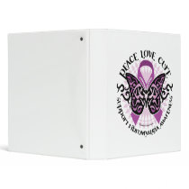 Fibromyalgia Butterfly Tribal Binder