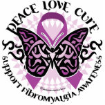 Fibromyalgia Butterfly Tribal photo sculptures