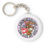 Fibromyalgia Can Kiss My Ass Keychains