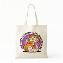 Fibromyalgia Cat Canvas Bags