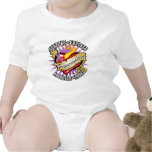 Fibromyalgia Classic Heart Baby Creeper