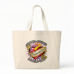 Fibromyalgia Classic Heart Tote Bags